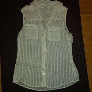 Forever 21 Striped Button Down